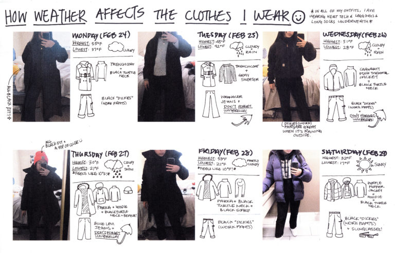 How Are You Persuaded: How the Weather Affects the Clothes I Wear